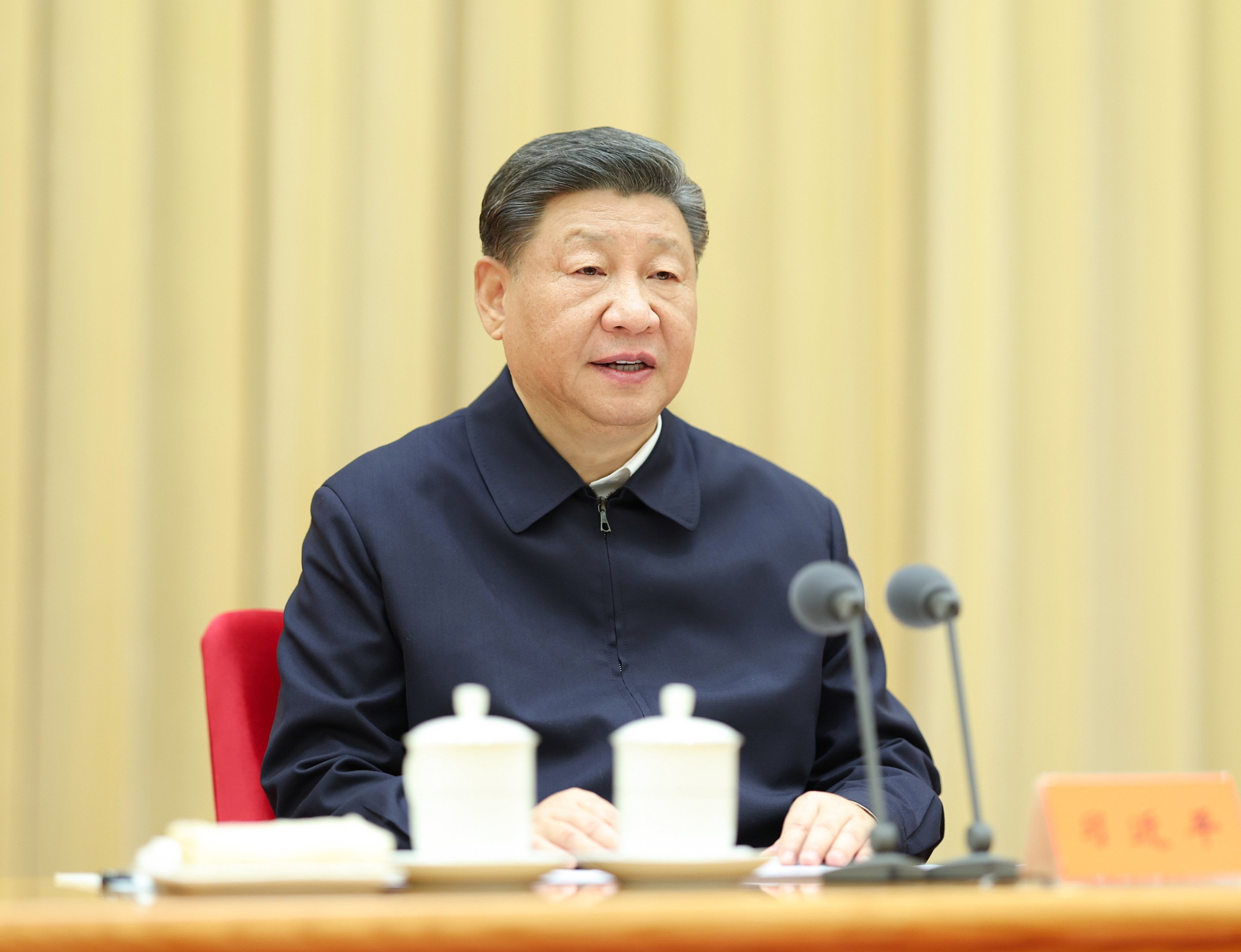 Chinese President Xi Jinping delivers a  speech at the Central Conference on Work Relating to Foreign Affairs in Beijing, capital of China. The conference was held in Beijing Wednesday to Thursday. Photo: Xinhua
