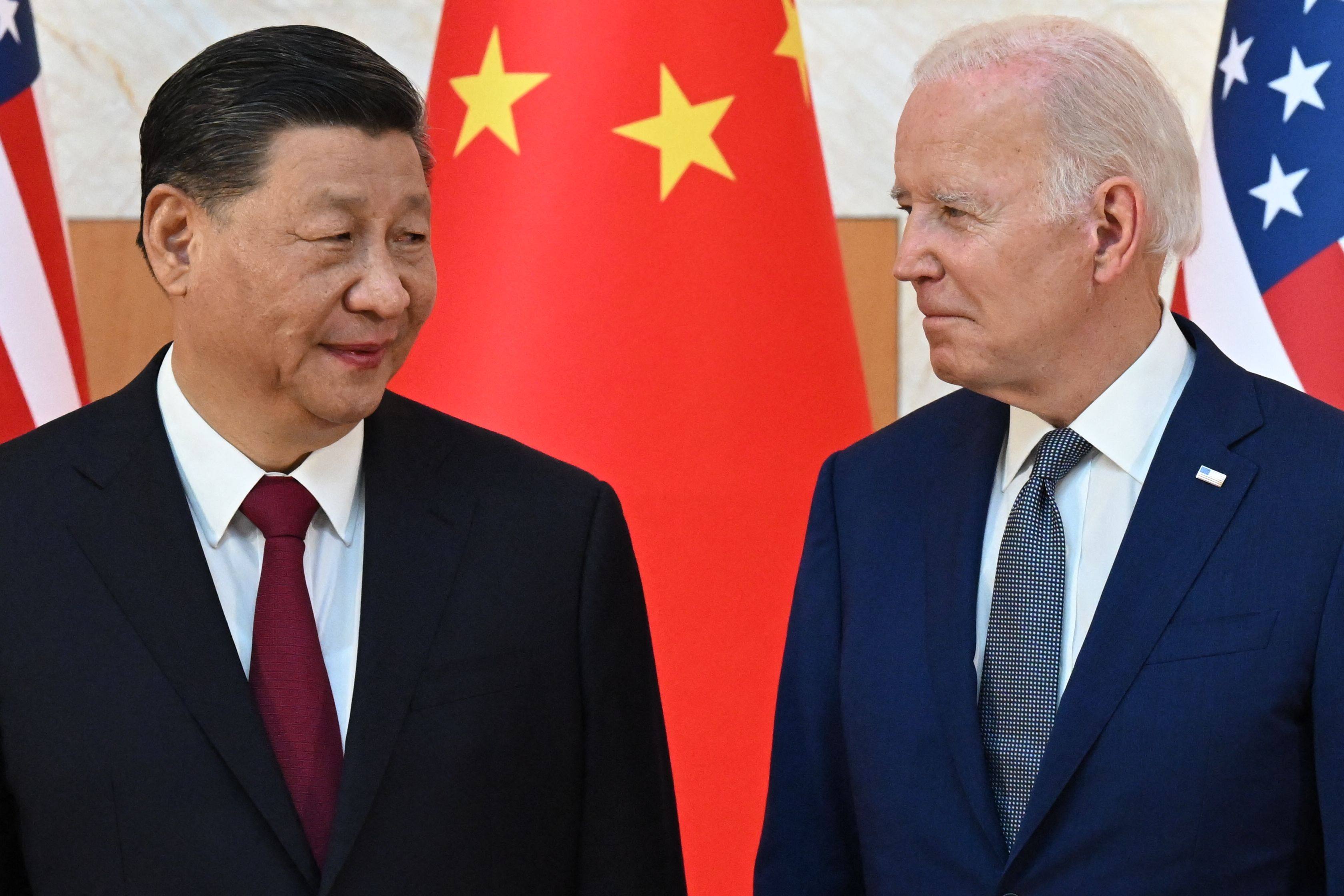 Xi Jinping and Joe Biden last met in Bali nearly a year ago. Anticipation is growing for a summit next month in San Francisco. Photo: AFP